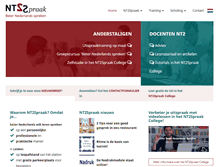 Tablet Screenshot of nt2spraak.nl